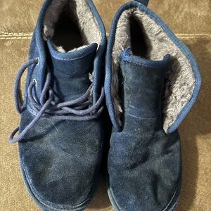UGG Navy Boots with Plush Lining